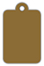 Eames Umber (Textured) Style C Tag (2 1/4 x 3 1/2) 10/Pk