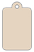 Eames Natural White (Textured) Style C Tag (2 1/4 x 3 1/2) 10/Pk