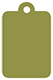 Olive Style C Tag 2 1/4 x 3 1/2