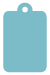 Textured Aquamarine Style C Tag (2 1/4 x 3 1/2) 10/Pk