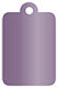 Metallic Purple Style C Tag (2 1/4 x 3 1/2) 10/Pk