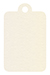Linen Natural White Pearl Style C Tag (2 1/4 x 3 1/2) 10/Pk