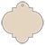 Eames Natural White (Textured) Style D Tag (2 1/2 x 2 1/2) - 10/Pk