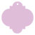 Purple Lace Style D Tag (2 1/2 x 2 1/2) - 10/Pk