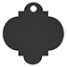 Eames Graphite (Textured) Style D Tag 2 1/2 x 2 1/2