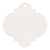 Linen Natural White Style D Tag (2 1/2 x 2 1/2) - 10/Pk