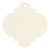 Linen Natural White Pearl Style D Tag (2 1/2 x 2 1/2) - 10/Pk