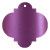 Purple Silk Style D Tag (2 1/2 x 2 1/2) - 10/Pk