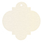 Linen Natural White Pearl Style F Tag (3 x 3) 10/Pk