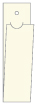 Crest Natural White Style H Tag (1 1/4 x 5 3/4 folded) 10/Pk