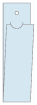 Blue Feather Style H Tag (1 1/4 x 5 3/4 folded) 10/Pk