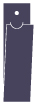 Navy Style H Tag (1 1/4 x 5 3/4 folded) 10/Pk