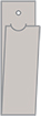 Soho Grey Style H Tag (1 1/4 x 5 3/4 folded) 10/Pk