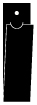 Black Style H Tag (1 1/4 x 5 3/4 folded) 10/Pk