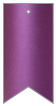 Purple Silk Style K Tag (2 x 4) 10/Pk