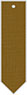 Eames Umber (Textured) Style L Tag (1 1/4 x 5) 10/Pk