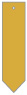Rich Gold Style L Tag (1 1/4 x 5) 10/Pk