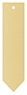 Linen Gold Pearl Style L Tag (1 1/4 x 5) 10/Pk