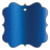 Blue Silk Style N Tag (2 1/2 x 2 1/2) 10/Pk