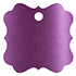 Purple Silk Style N Tag 2 1/2 x 2 1/2