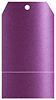 Purple Silk Pocket Tag 3 x 5 1/2