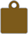 Eames Umber (Textured) Style Q Tag (2 x 2 1/2) 10/Pk