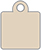 Eames Natural White (Textured) Style Q Tag (2 x 2 1/2) 10/Pk