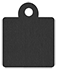 Eames Graphite (Textured) Style Q Tag 2 x 2 1/2