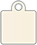Pearlized Latte Style Q Tag (2 x 2 1/2) 10/Pk