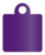 Purple Style Q Tag (2 x 2 1/2) 10/Pk