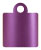 Purple Silk Style Q Tag (2 x 2 1/2) 10/Pk