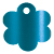 Teal Silk Style S Tag (2 1/2 x 2 1/2) 10/Pk