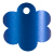 Blue Silk Style S Tag (2 1/2 x 2 1/2) 10/Pk