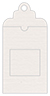 Linen Natural White Window Tag (2 5/8 x 5) 10/Pk