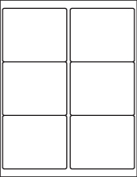 Printing Template for White Shipping Labels