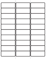 Printing Template for Address Labels