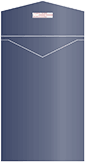 Blue Satin Thick-E-Lope Style A6 (6 x 9) - 10/Pk