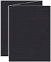 Linen Black Trifold Card 4 1/4 x 5 1/2 - 10/Pk