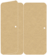 Grocer Kraft Panel Invitation 3 3/4 x 8 1/2 (folded) - 10/Pk