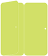 Citrus Green Panel Invitation 3 3/4 x 8 1/2 (folded) - 10/Pk