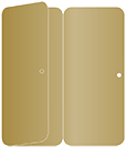 Antique Gold Panel Invitation 3 3/4 x 8 1/2 folded