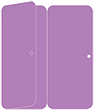 Grape Jelly Panel Invitation 3 3/4 x 8 1/2 (folded) - 10/Pk
