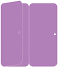 Grape Jelly Panel Invitation 3 3/4 x 8 1/2 folded