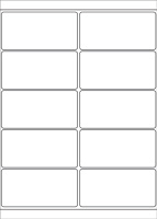 Printing Template for Gold Labels