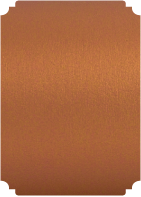 Stardream Copper  - Deckle Edge Card -  2 x 3 1/2  - 25/pk