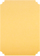 Stardream Gold  - Deckle Edge Card -  2 x 3 1/2  - 25/pk