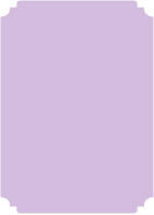 Lavender   - Deckle Edge Card -  2 x 3 1/2  - 25/pk