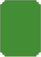 Leaf Green  - Deckle Edge Card -  2 x 3 1/2  - 25/pk