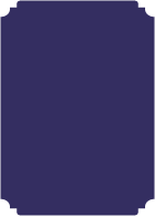 Marine Blue  - Deckle Edge Card -  2 x 3 1/2  - 80lb. - 25/pk