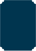 Midnight Blue  - Deckle Edge Card -  2 x 3 1/2  - 25/pk